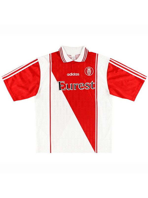 AS Monaco domicile maillot rétro uniforme de football hommes premier kit de football maillot de sport 1998